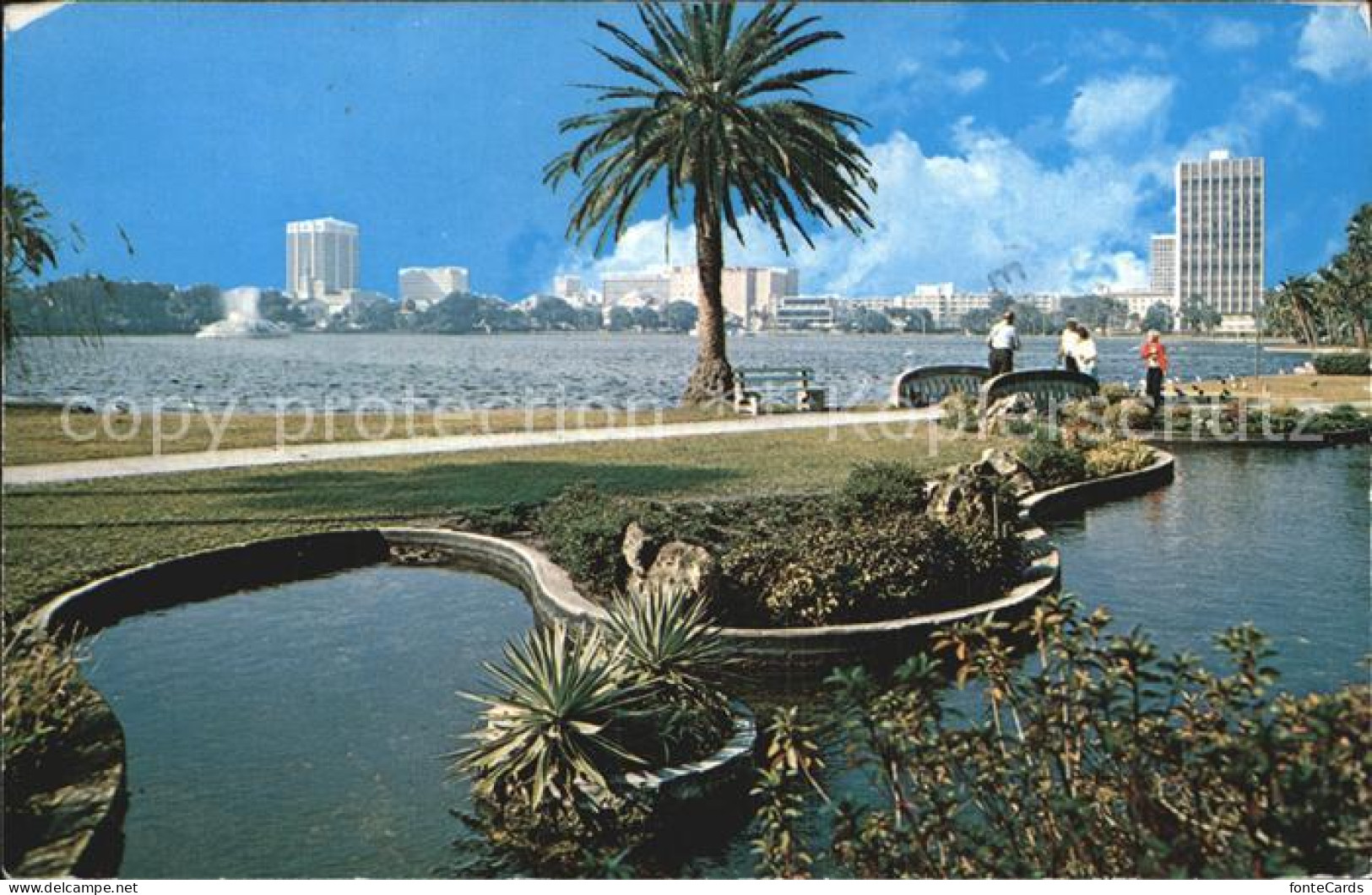 72579342 Orlando_Florida Lake Eola At The Skyline Of Downtown - Other & Unclassified