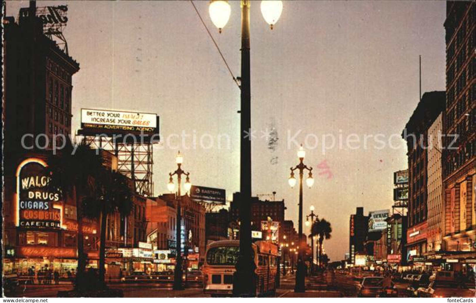 72577043 New_Orleans_Louisiana Canal Street At Night - Andere & Zonder Classificatie