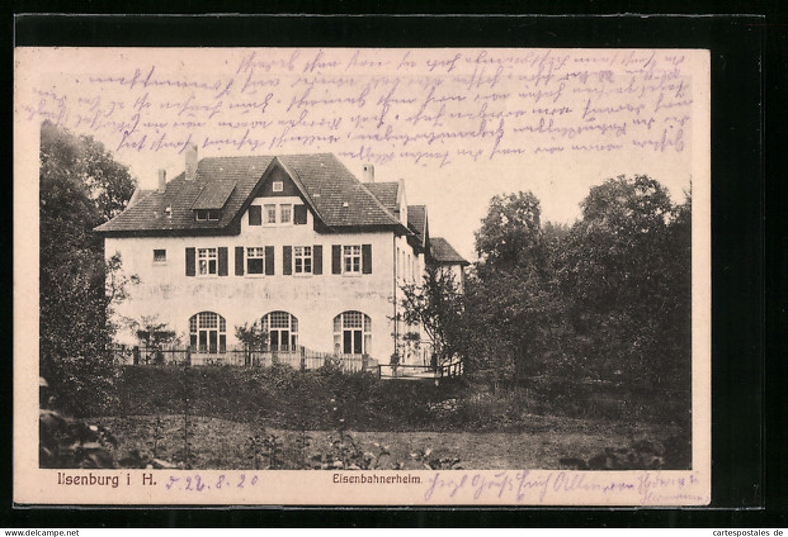 AK Ilsenburg I. H., Eisenbahnerheim Mit Garten  - Ilsenburg