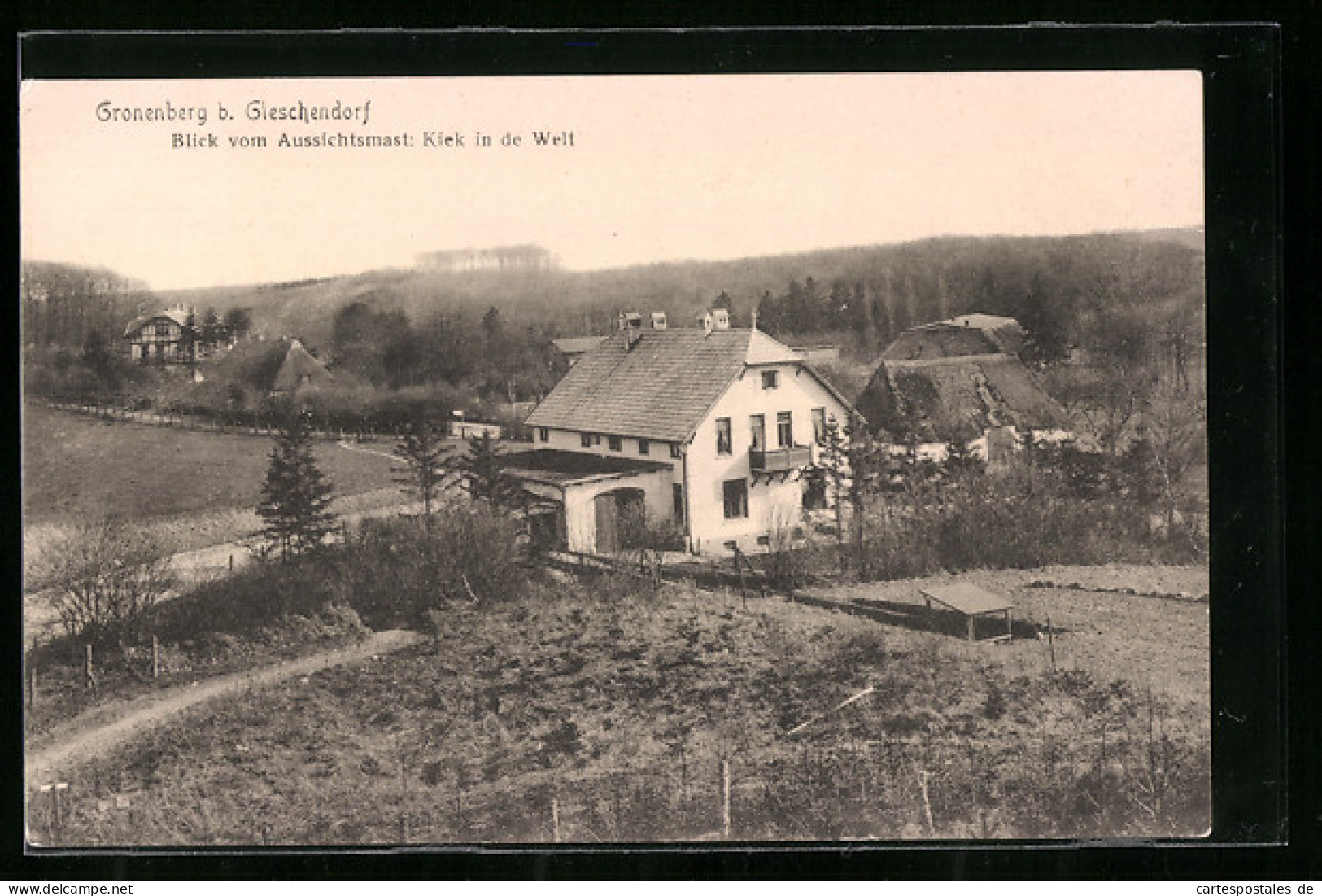 AK Gronenberg B. Gleschendorf, Blick Vom Aussichtsmast  - Andere & Zonder Classificatie