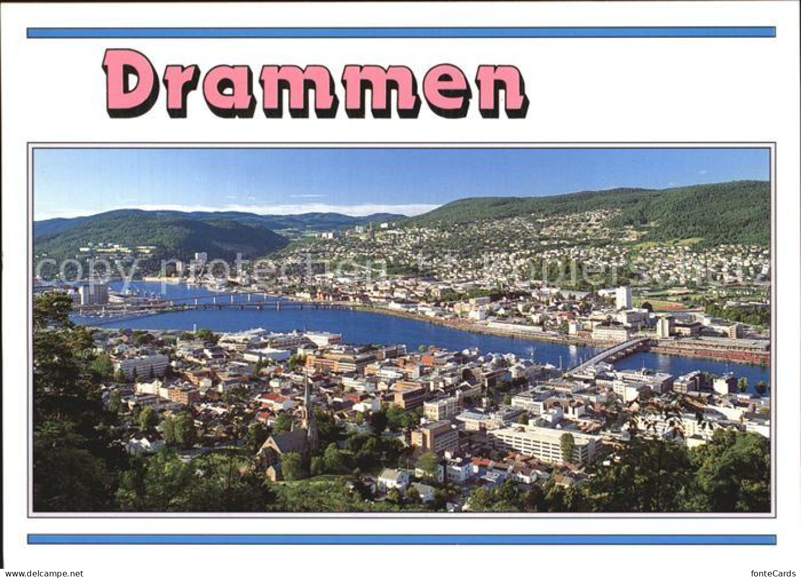 72576620 Drammen Panorama Drammen - Norway