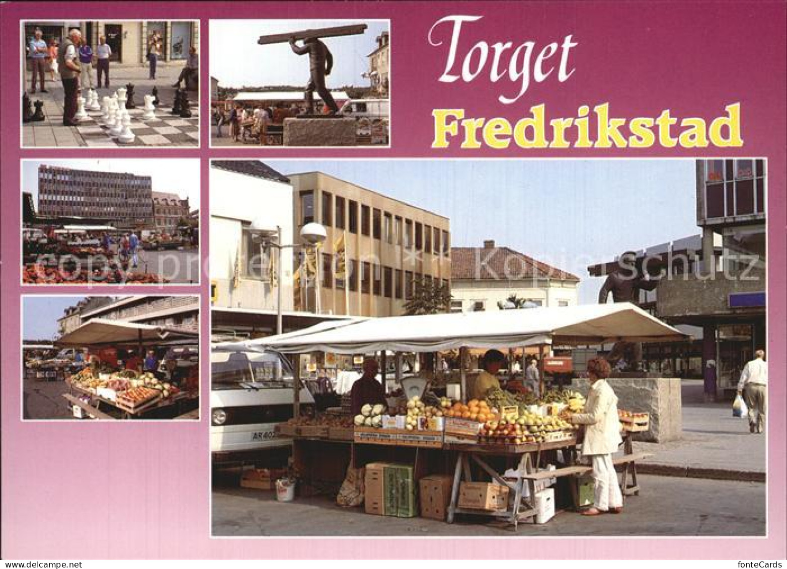 72576599 Fredrikstad Torget Marktplatz Fredrikstad - Norvège
