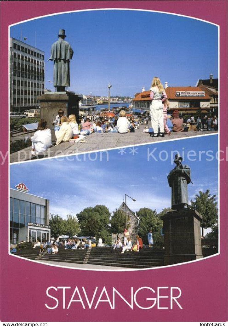 72576581 Stavanger Platz Denkmal Statue Stavanger - Norvège