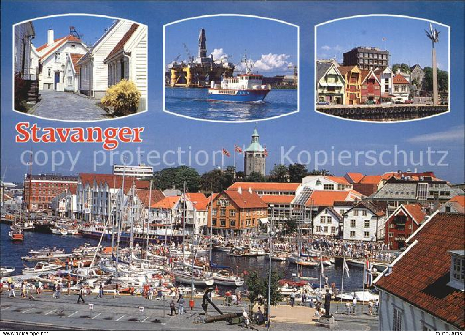 72576557 Stavanger Ortsmotive Hafen Yachten Stavanger - Norwegen