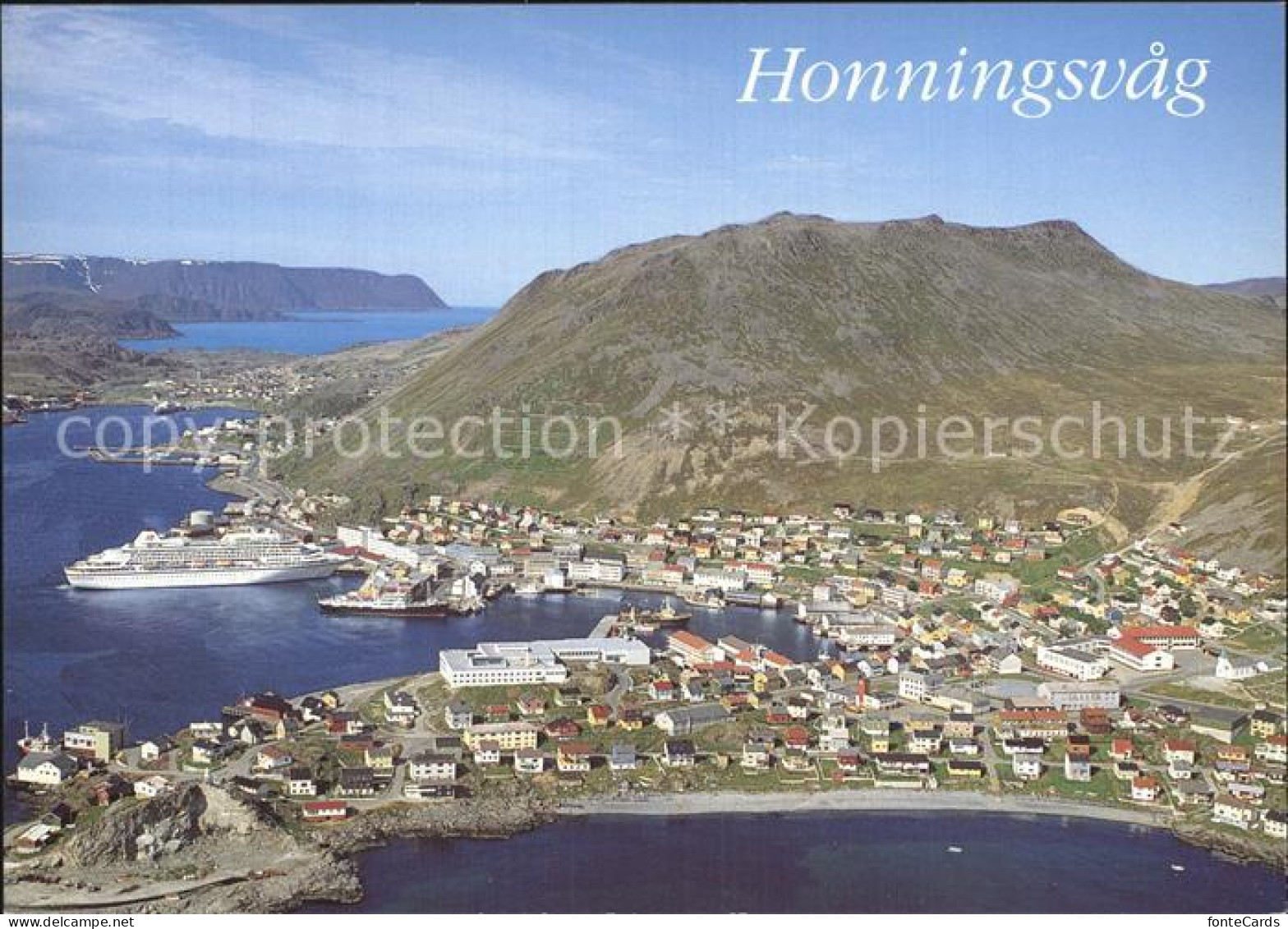 72576553 Honningsvag Fliegeraufnahme Norwegen - Norvège