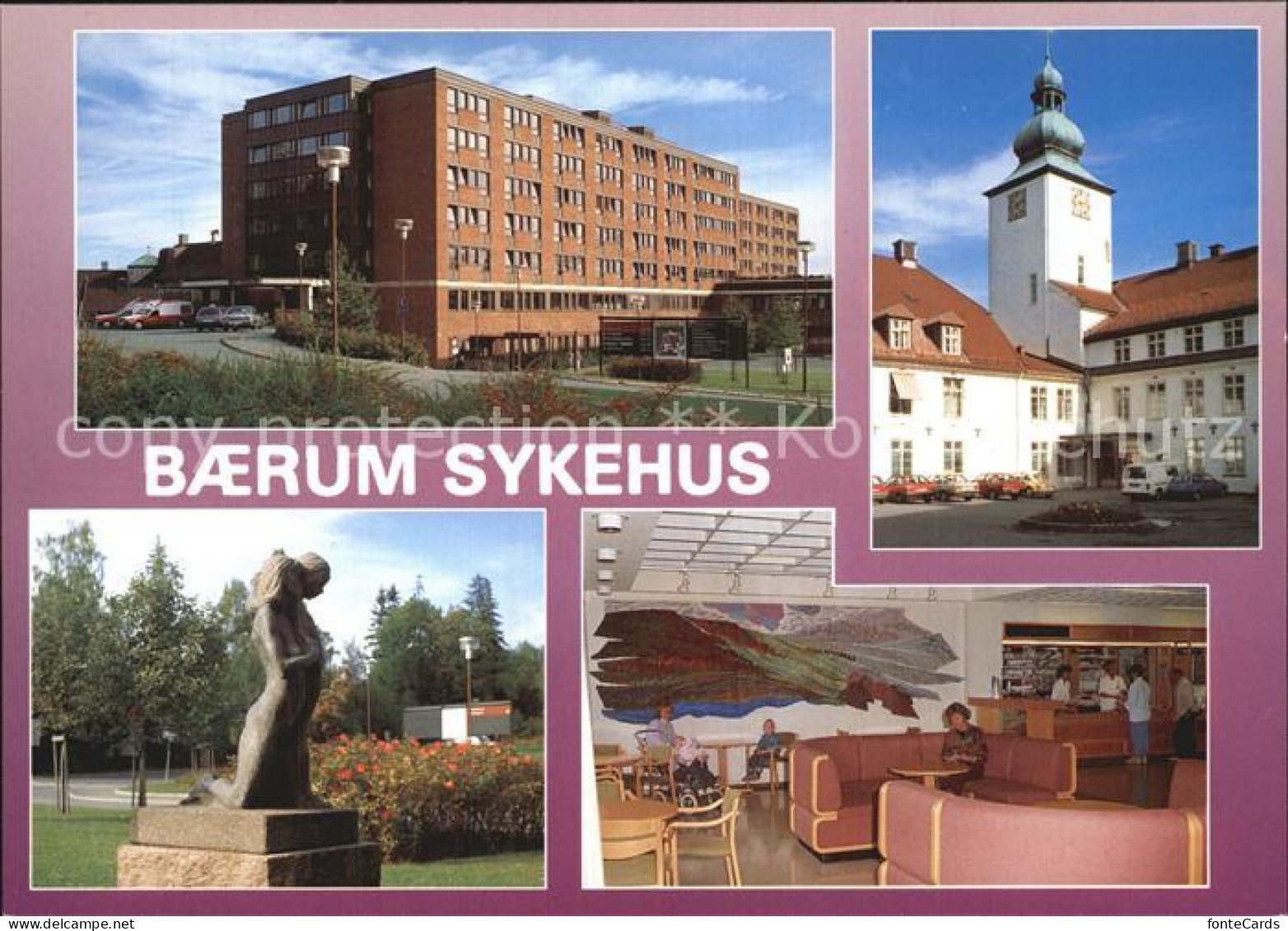 72576519 Baerum Sykehus Denkmal Statue Krankenhaus Baerum - Norwegen