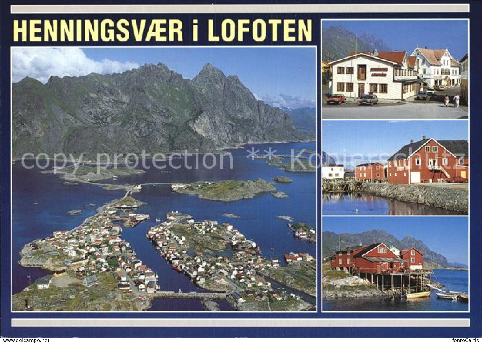 72576509 Henningsvaer Ortsmotive Fliegeraufnahme Norwegen - Norwegen