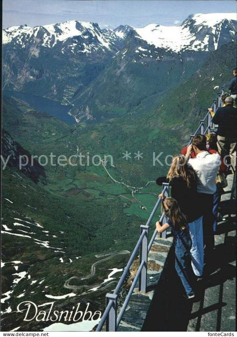 72576394 Dalsnibba Utsikt Mot Geiranger Fjord Gebirge Dalsnibba - Norway