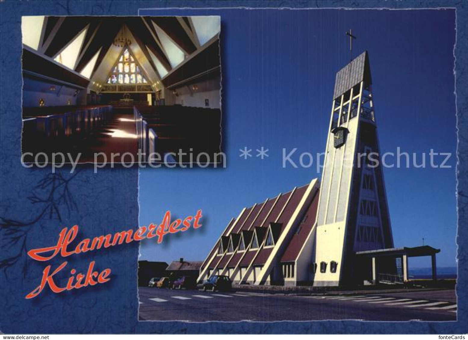 72576383 Hammerfest Kirke Kirche Hammerfest - Norvège