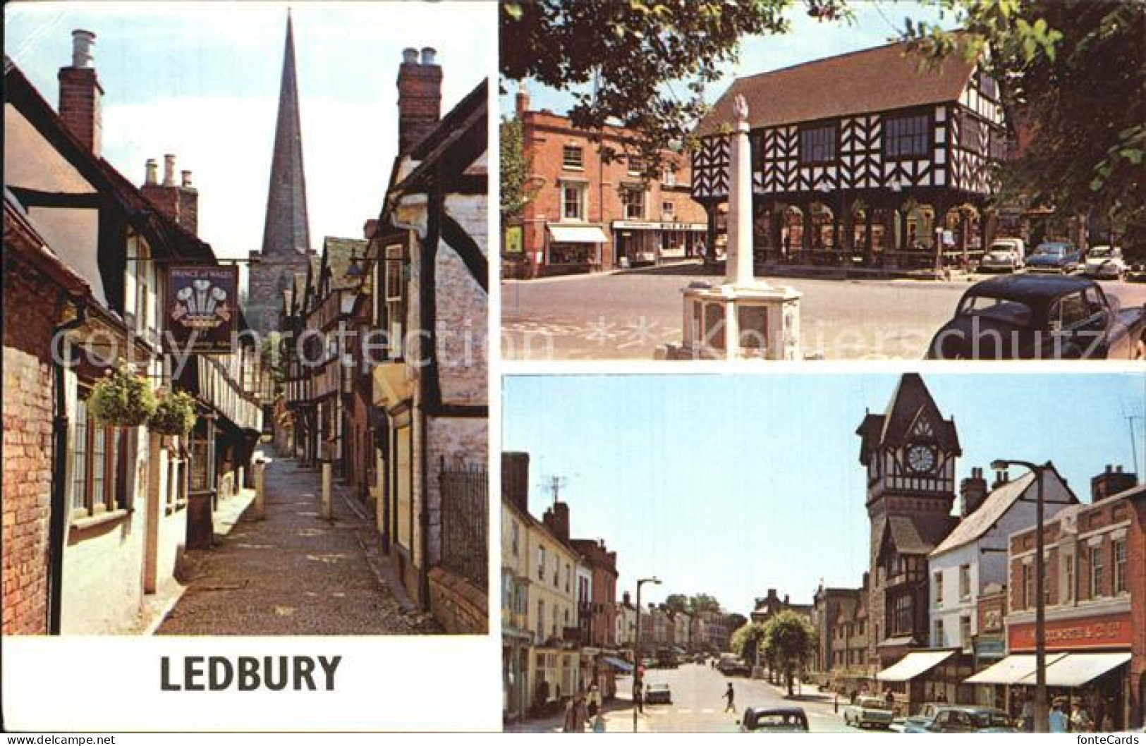 72573354 Ledbury Kriegerdenkmal Markthalle Kirchstrasse Hauptstrasse Ledbury - Herefordshire