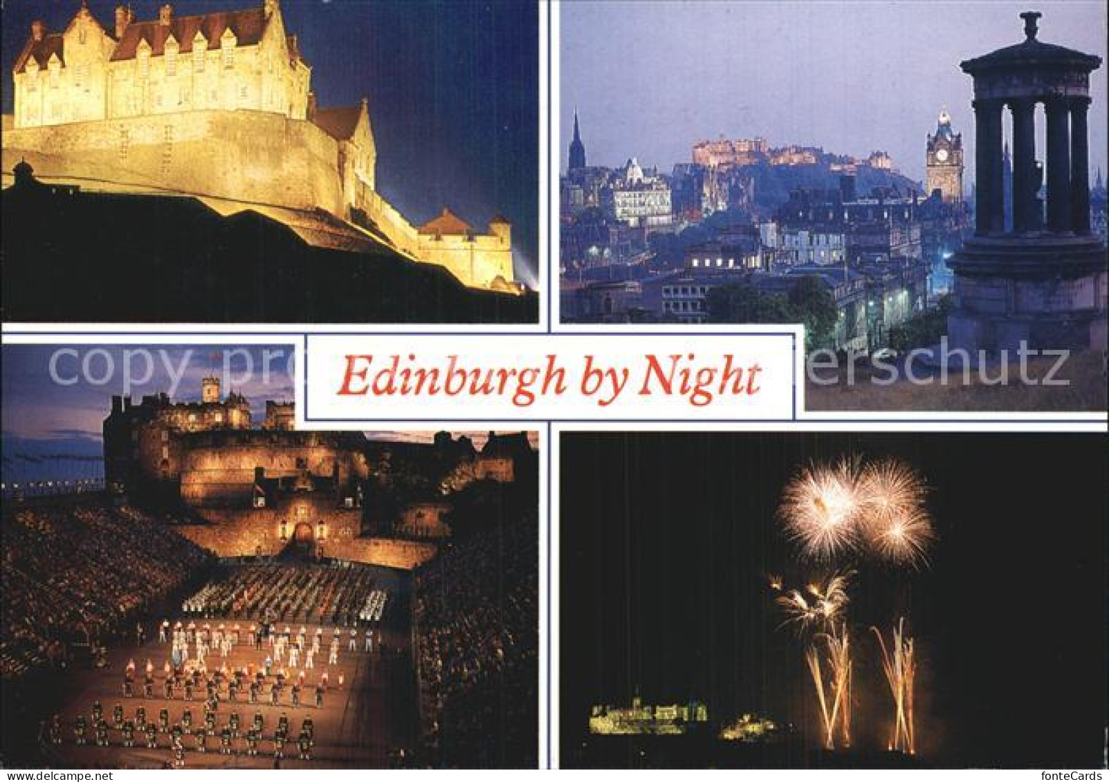 72571612 Edinburgh By Night Tattoo Castle Edinburgh - Autres & Non Classés