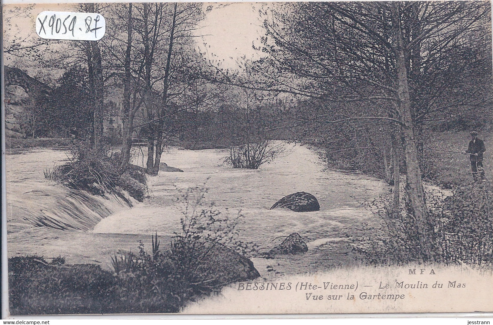 BESSINES- LE MOULIN DU MAS- VUE SUR LA GARTEMPE - Bessines Sur Gartempe