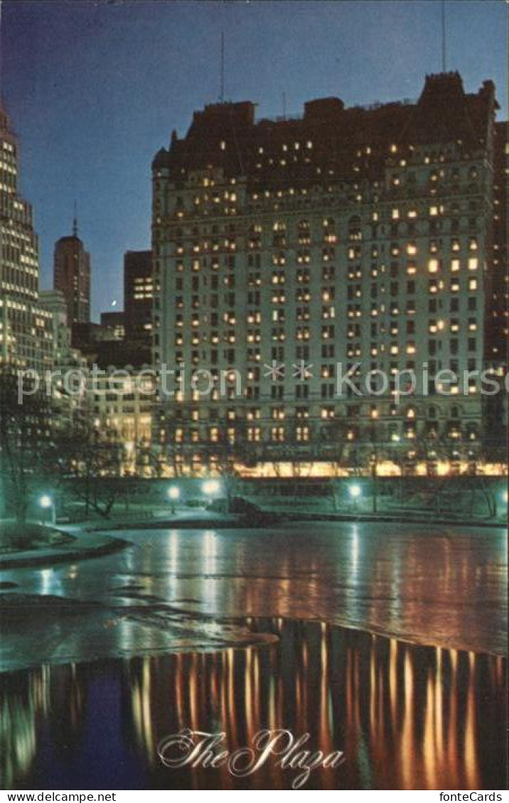 72570469 New_York_City Plaza Hotel Bei Nacht - Andere & Zonder Classificatie