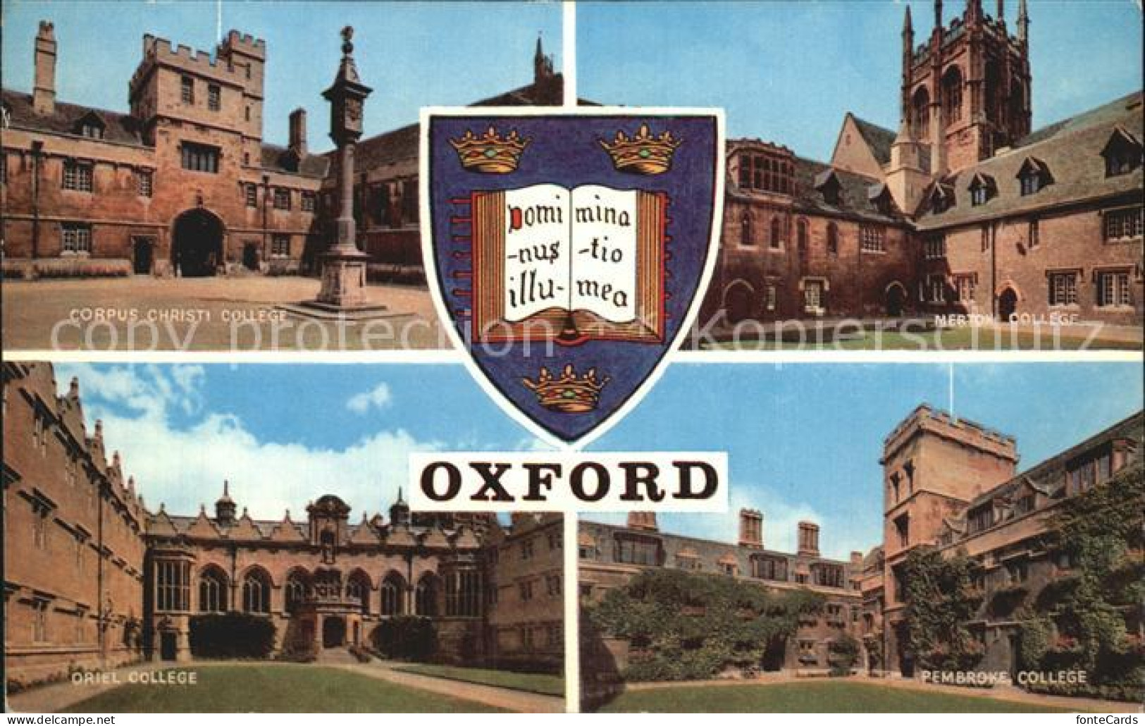 72570450 Oxford Oxfordshire Corpus Christi- Oriel- Mertown- Pembroke College  Ox - Sonstige & Ohne Zuordnung