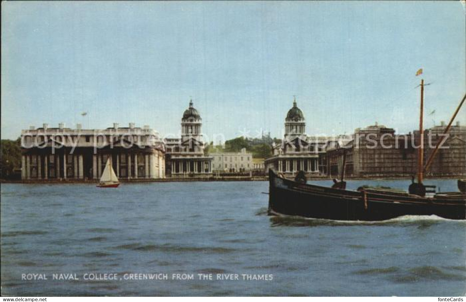 72566643 Greenwich_London Royal Naval College Thames - Andere & Zonder Classificatie