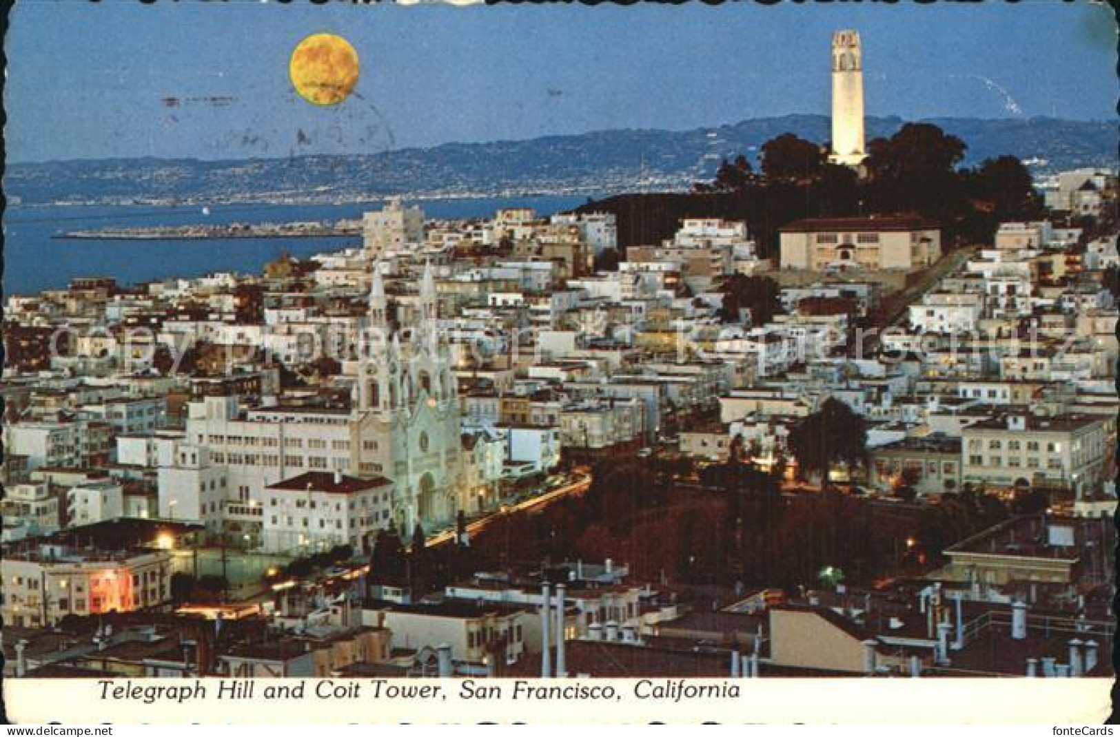 72566325 San_Francisco_California Fliegeraufnahme Mit Telegraph Hill And Coit To - Autres & Non Classés