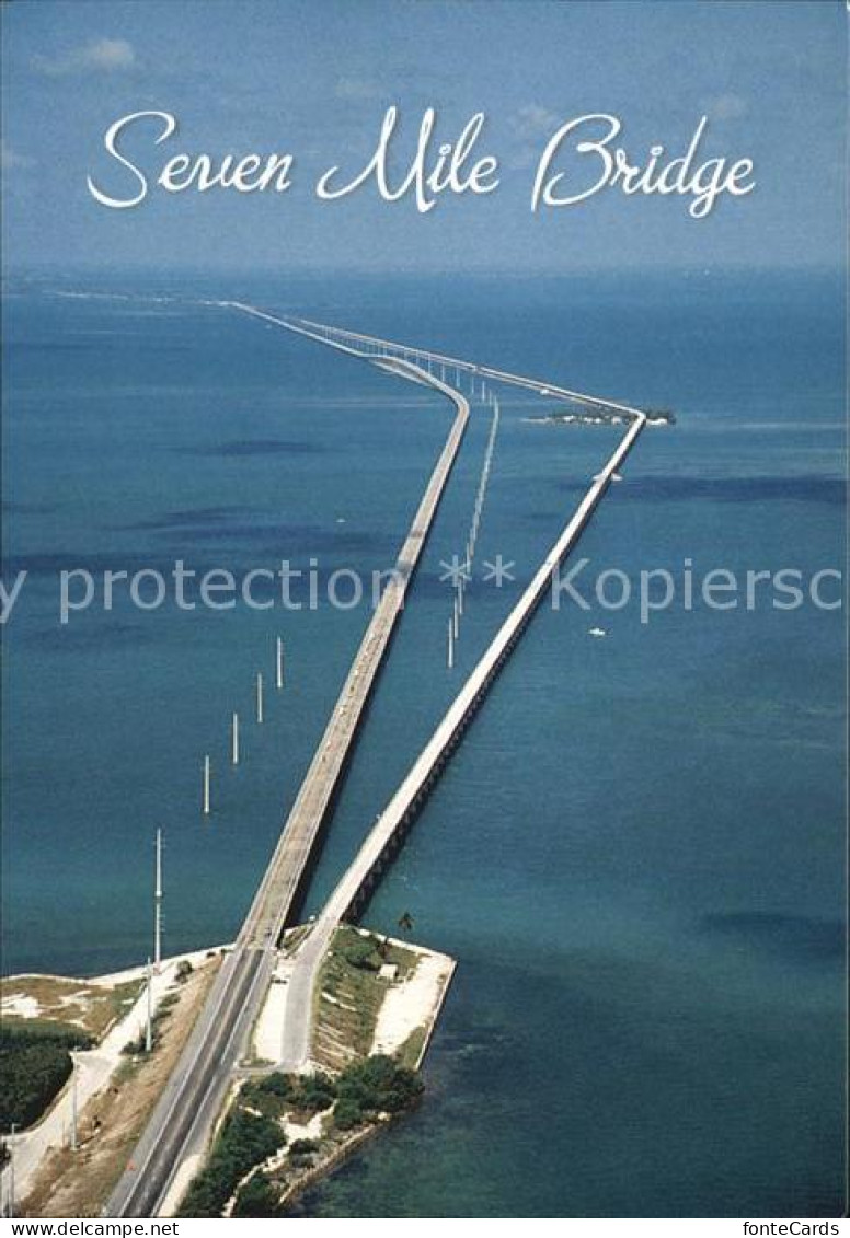 72566008 Key_West Seven Mile Bridge Air View - Autres & Non Classés