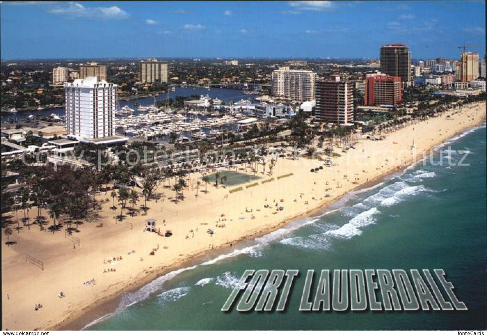 72565993 Fort_Lauderdale Beach Bahia Mar Air View - Andere & Zonder Classificatie