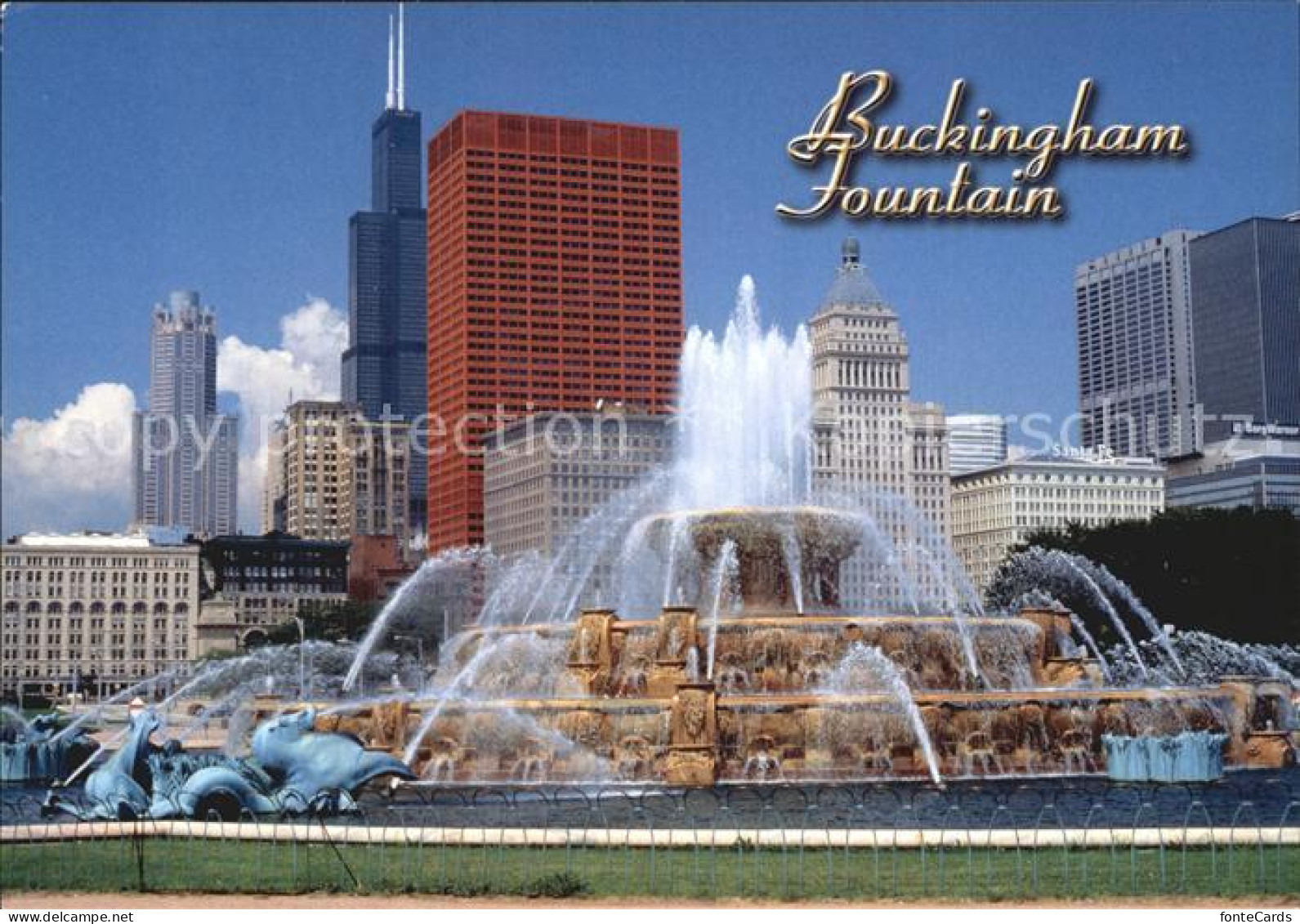 72565990 Chicago_Illinois Buckingham Fountain - Autres & Non Classés