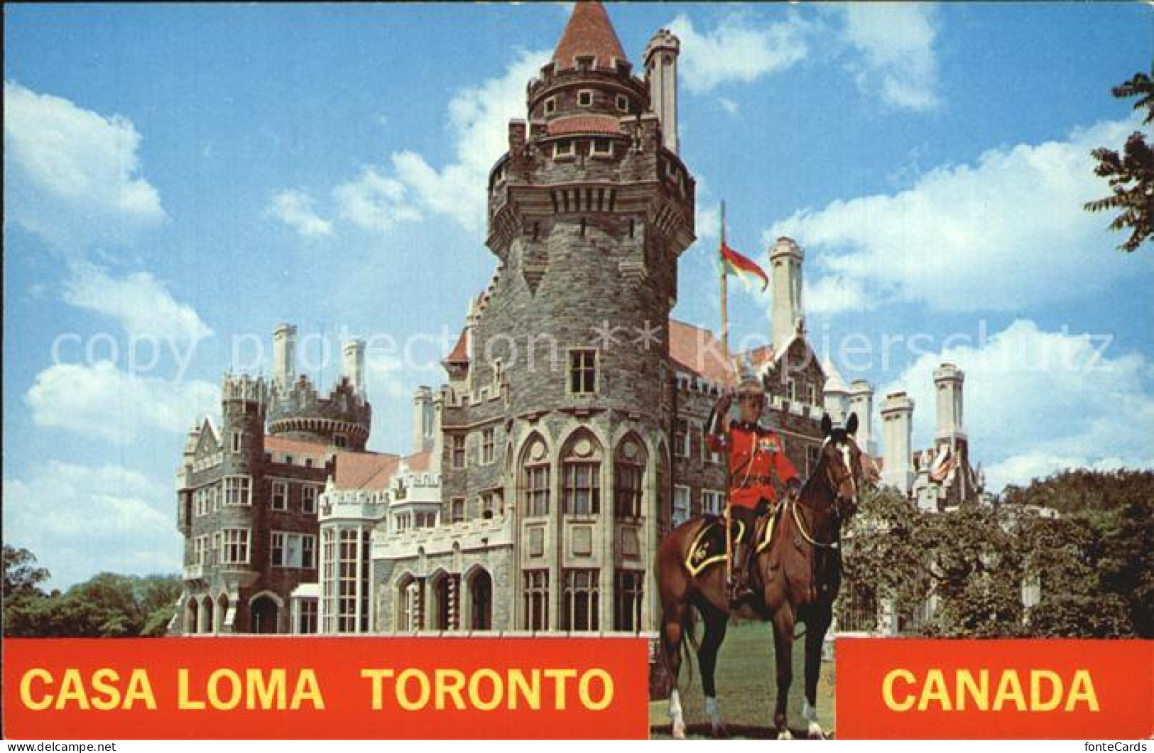 72559426 Toronto Canada Casa Loma Royal Canadian Mounted Police  Ontario - Sin Clasificación