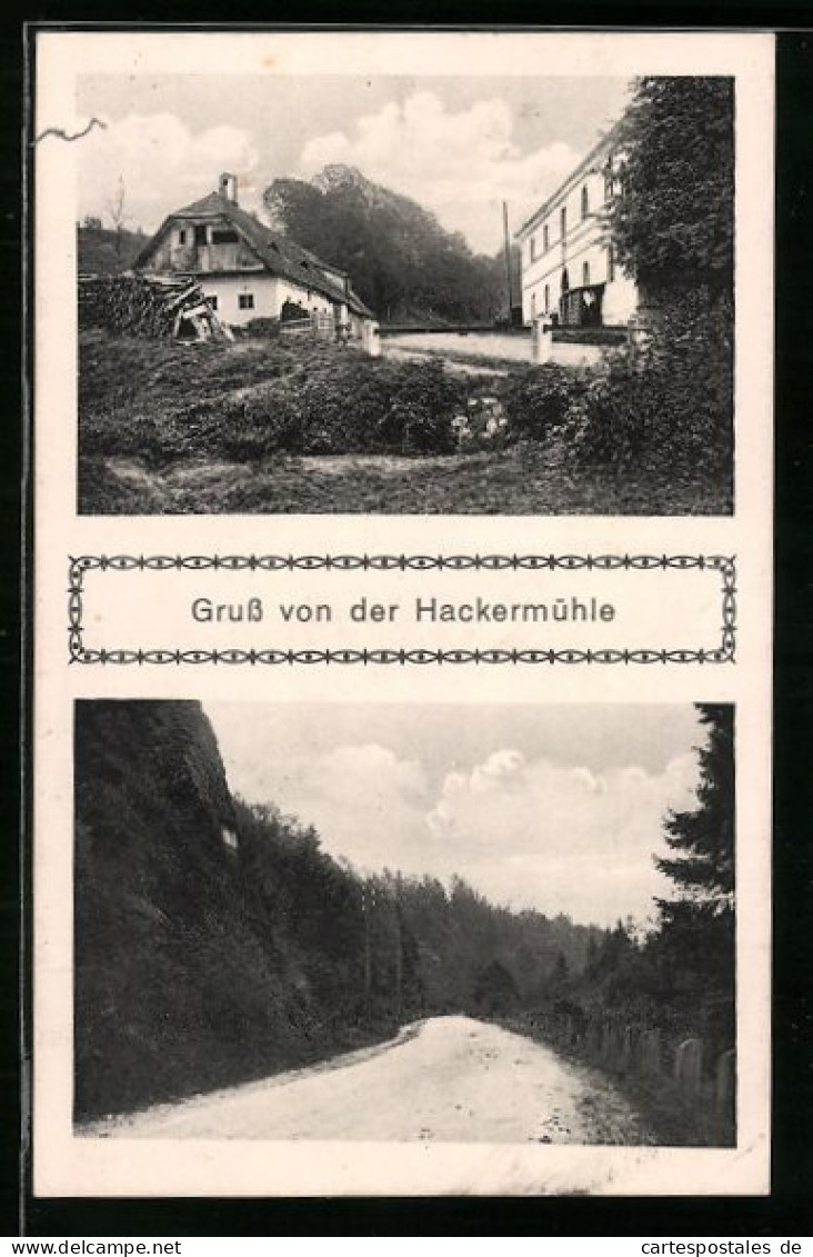 AK Deggendorf, Gasthof Hackermühle  - Deggendorf