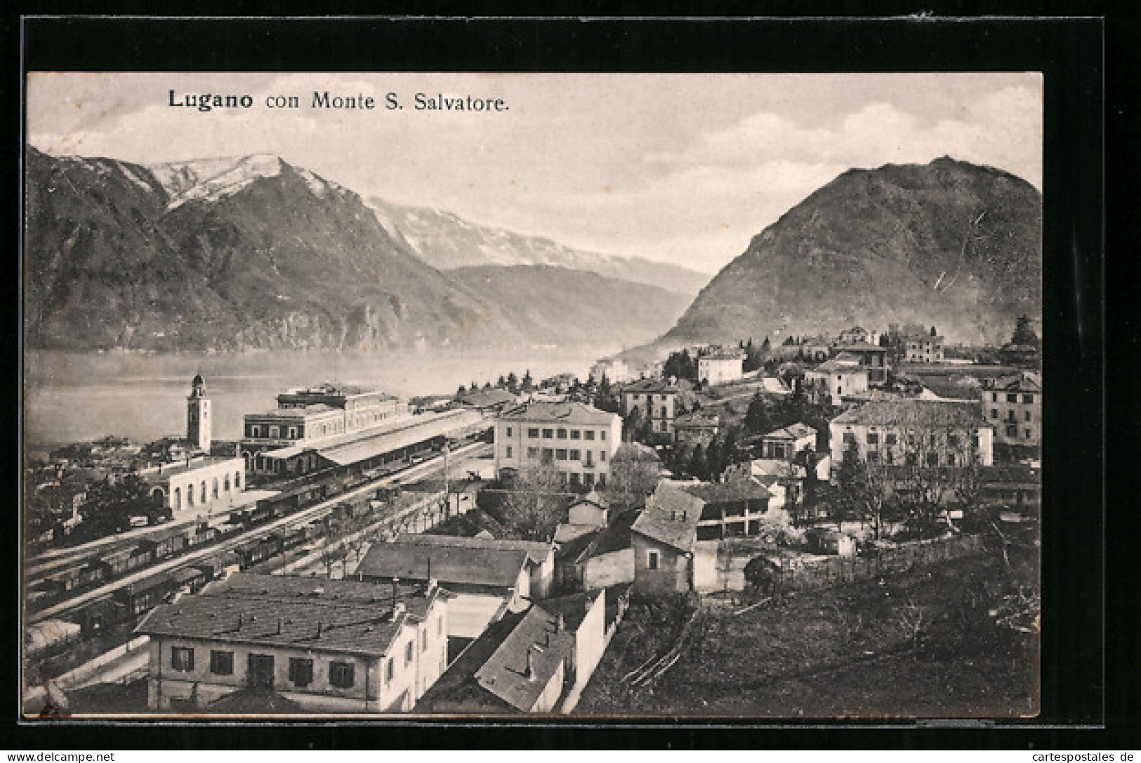 AK Lugano, Panorama Con Monte S. Salvatore  - Lugano