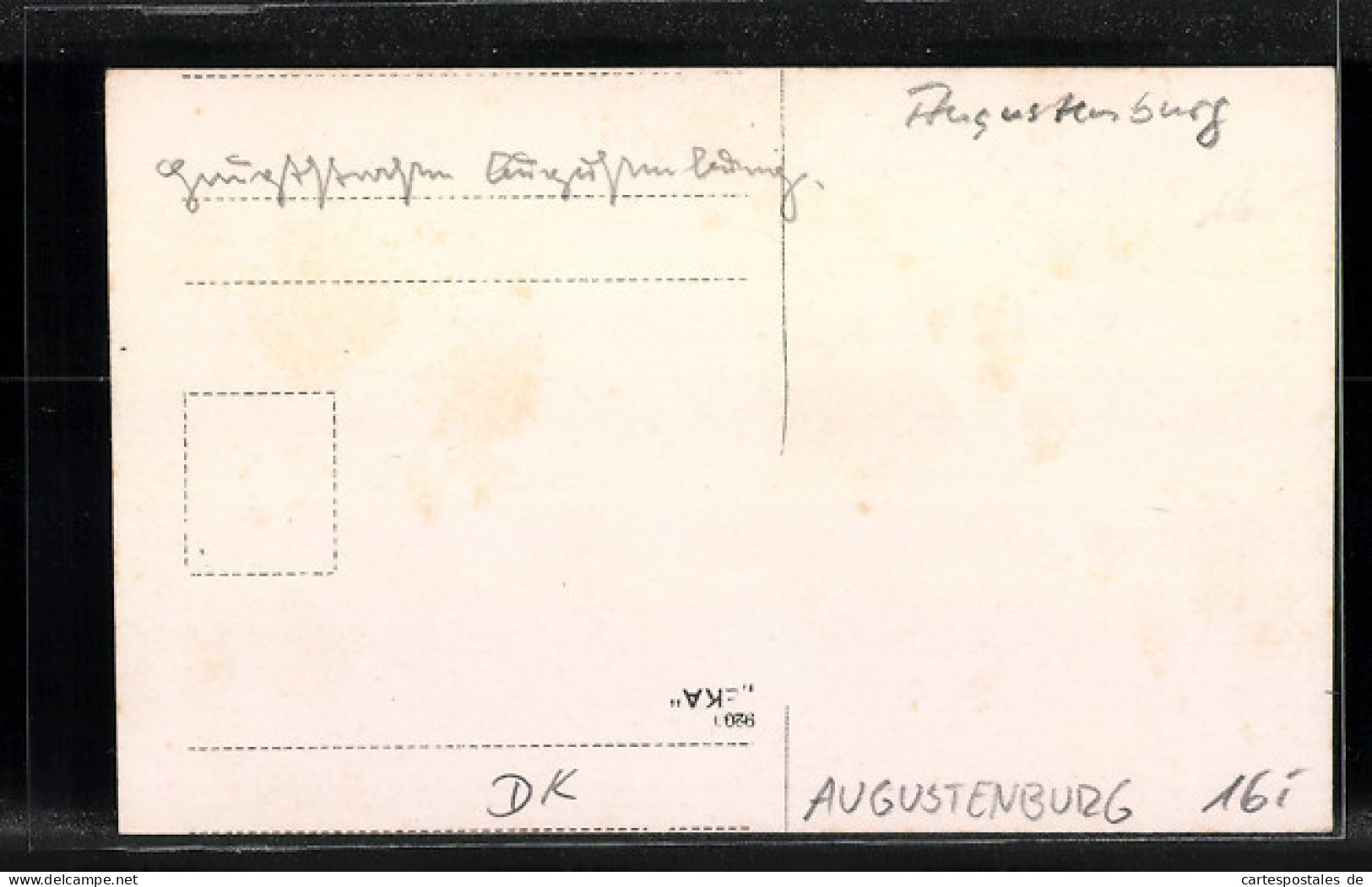 AK Augustenburg, Wohn- Und Geschäfthäuser  - Denmark