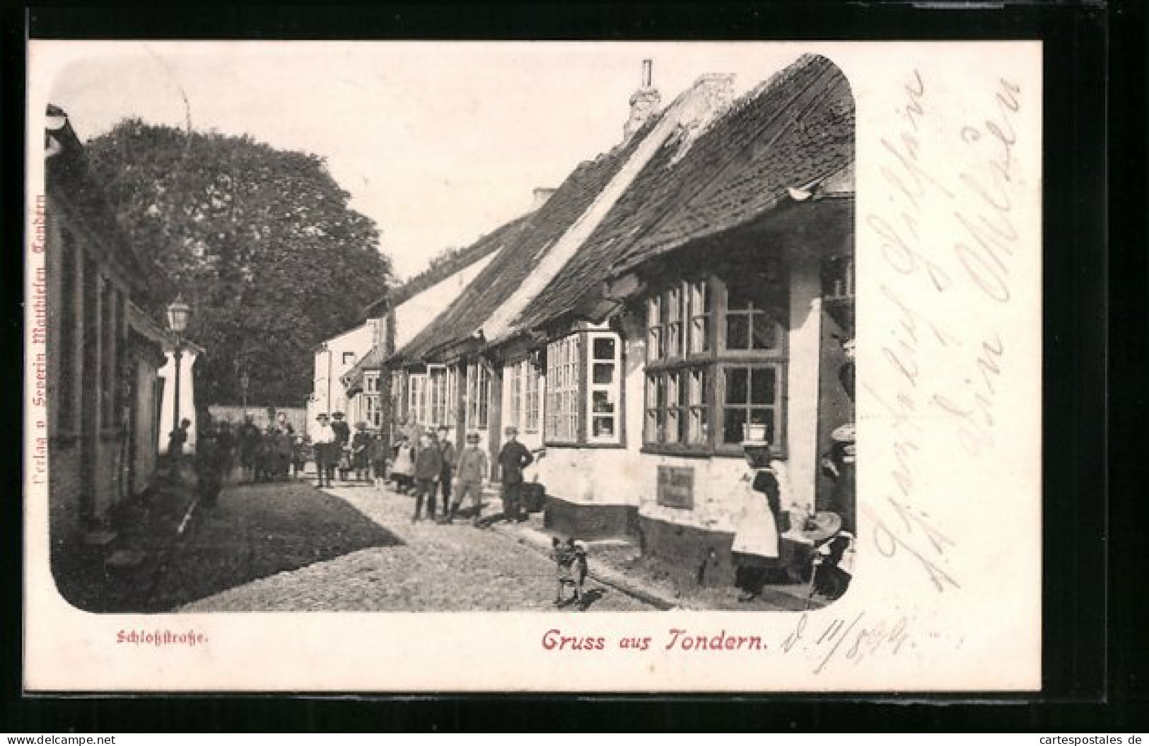 AK Tondern, Kinder Auf Der Schlossstrasse  - Denmark