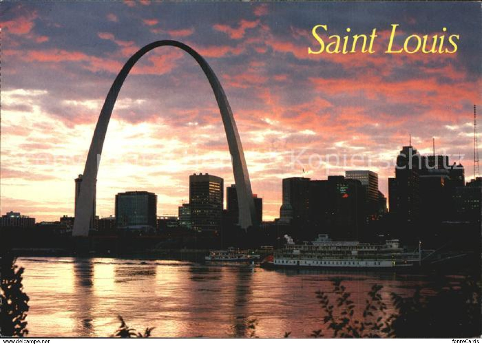 72556323 Saint Louis Missouri Sunset Saint Louis Missouri - Sonstige & Ohne Zuordnung