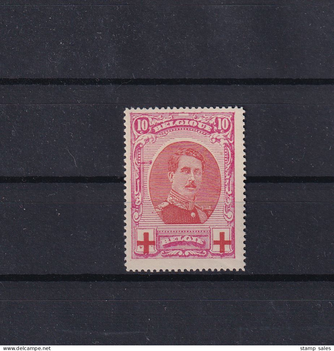 België N°133-V1 (streepje Onder Linker Krul) MNH ** COB € 210,00 SUPERB - 1901-1930