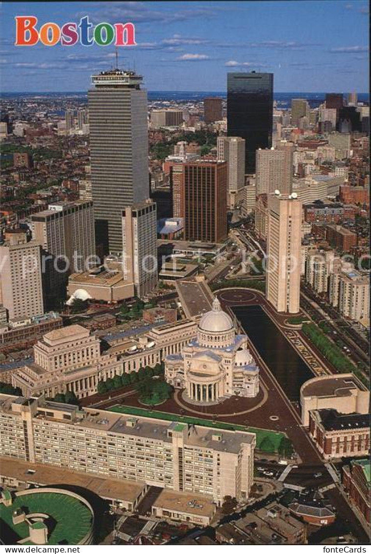 72556317 Boston_Massachusetts Fliegeraufnahme The Back Bay - Andere & Zonder Classificatie