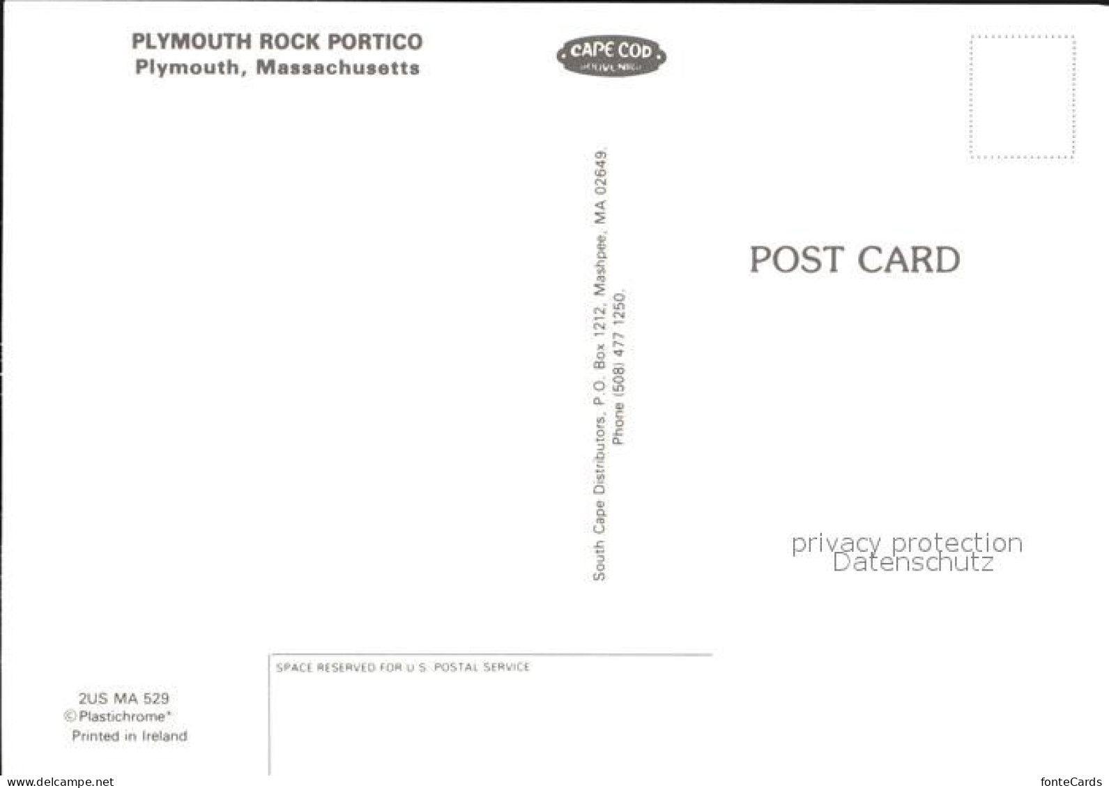 72556316 Plymouth_Massachusetts Rock Portico - Andere & Zonder Classificatie