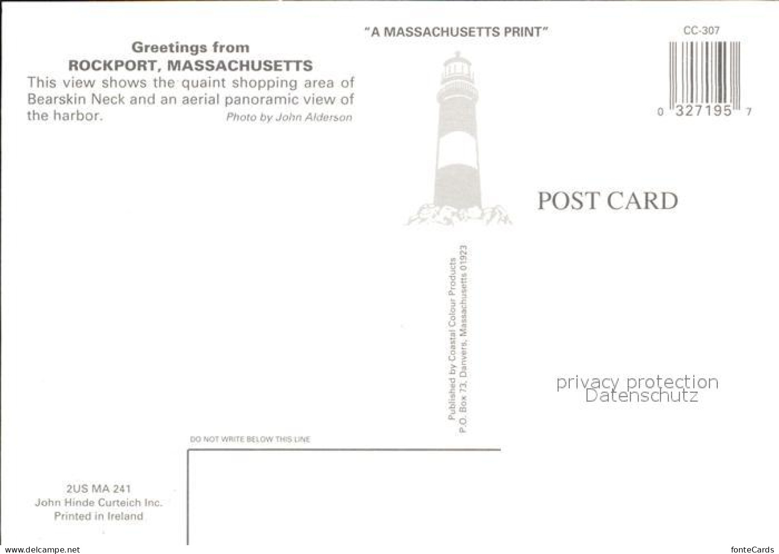 72556289 Rockport_Massachusetts Fliegeraufnahme  - Andere & Zonder Classificatie
