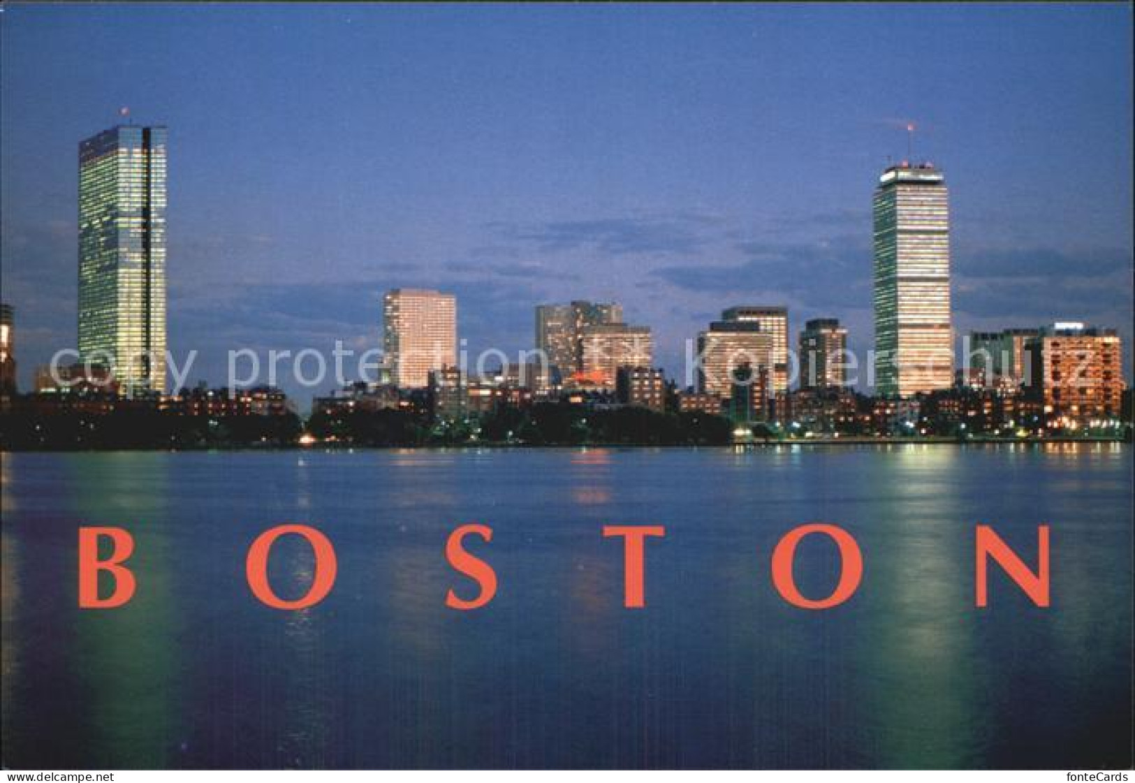 72556275 Boston_Massachusetts Skyline Charles River - Sonstige & Ohne Zuordnung