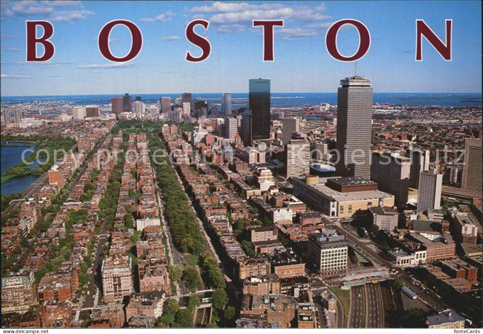 72555785 Boston_Massachusetts Fliegeraufnahme - Altri & Non Classificati