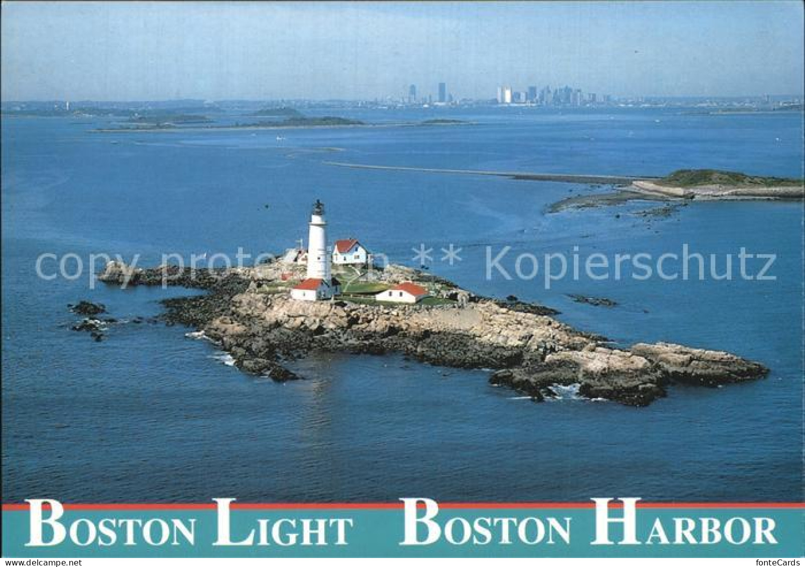 72555783 Boston_Massachusetts Fliegeraufnahme Leuchtturm - Sonstige & Ohne Zuordnung