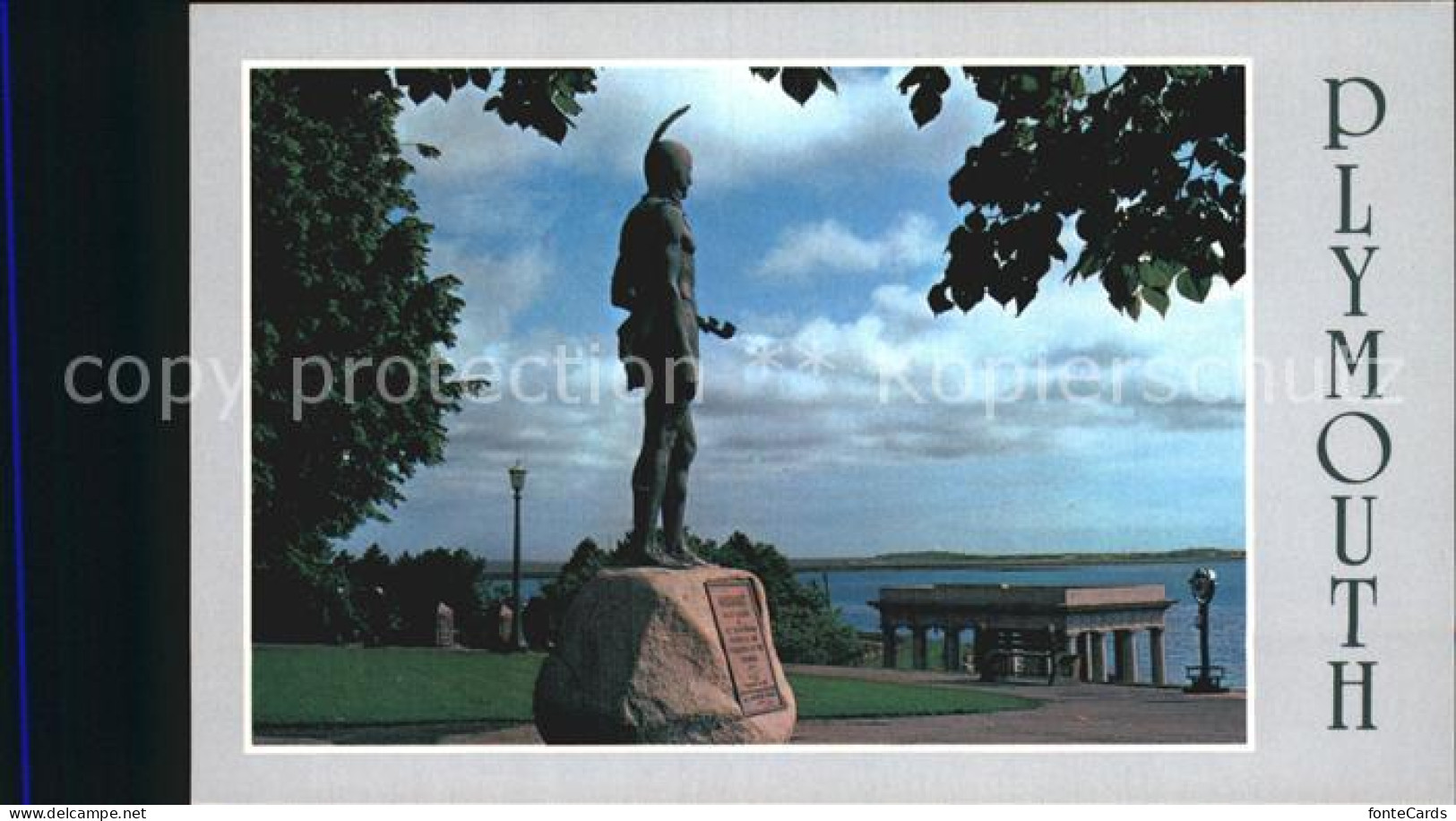 72555739 Plymouth_Massachusetts Indiander Statue - Sonstige & Ohne Zuordnung