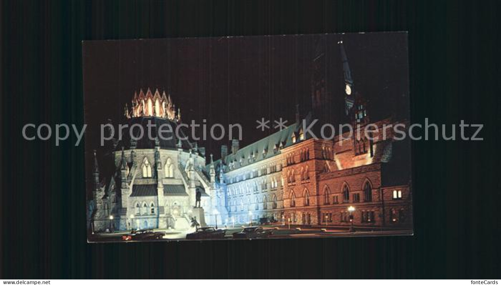 72552486 Ottawa Ontario The Library And Parliament Buildings At Night Ottawa Ont - Non Classés