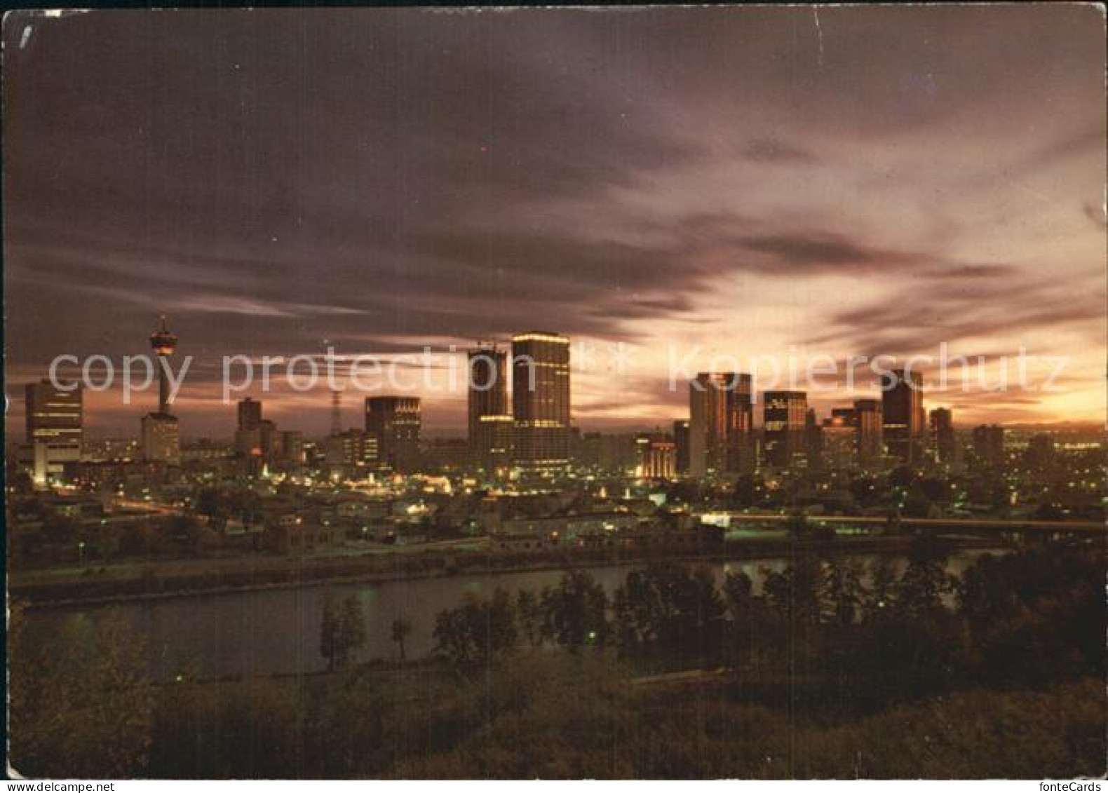 72548431 Calgary Bow River And Skyline Calgary - Non Classés