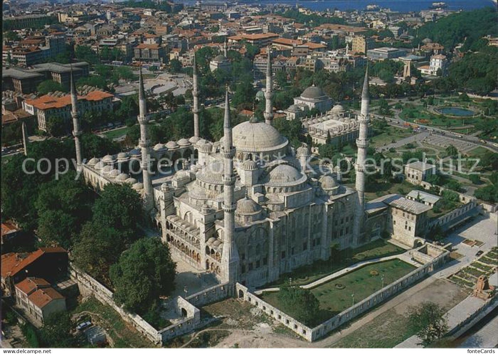72548038 Istanbul Constantinopel Blaue Moschee Fliegeraufnahme Istanbul - Turkije