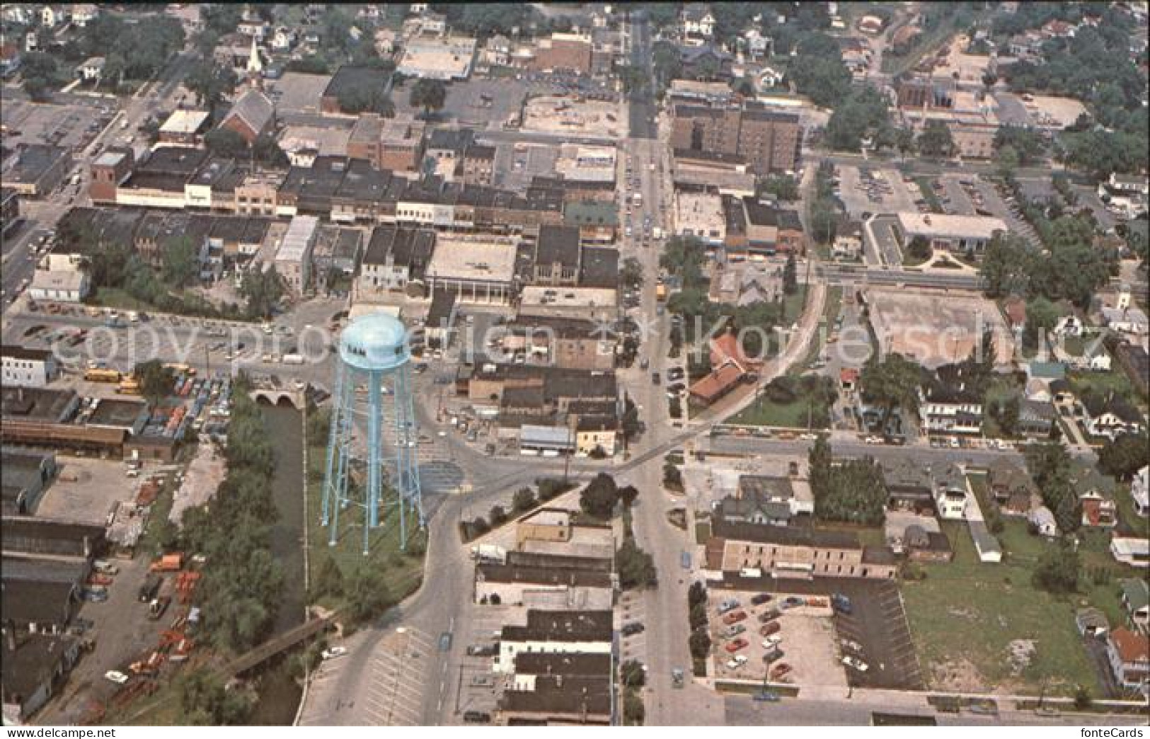 72547544 Wisconsin Aerial View Of The City Of Beaver Dam Wisconsin - Altri & Non Classificati