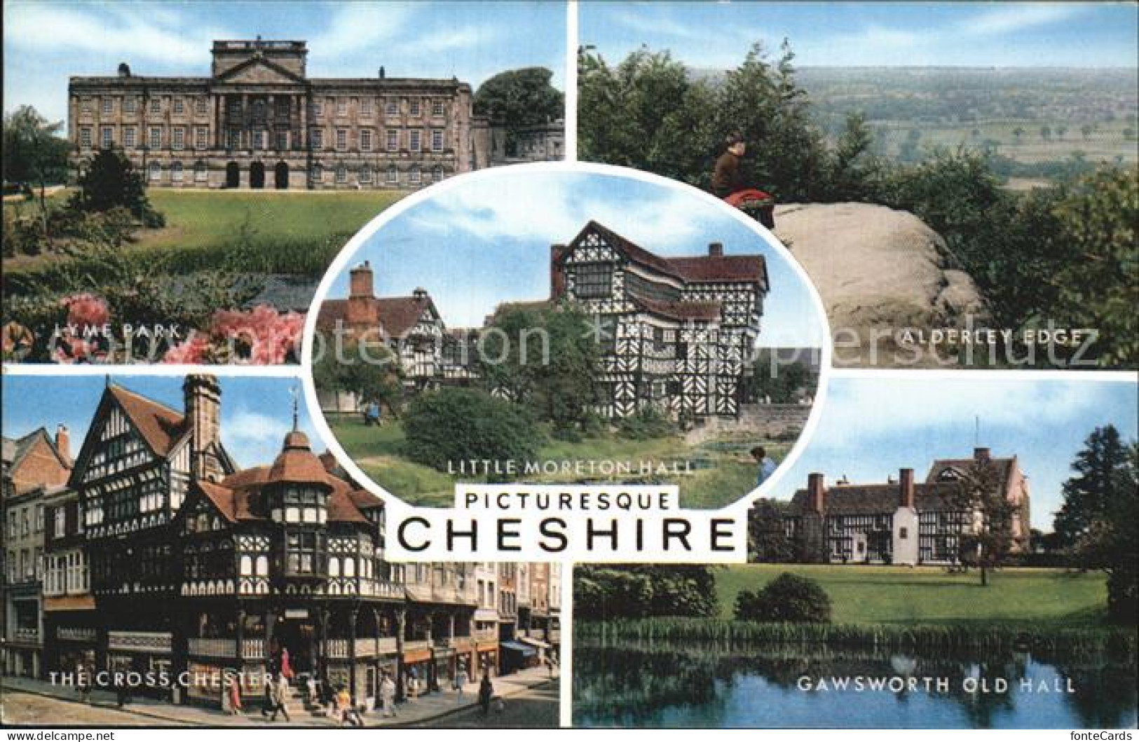 72545271 Cheshire Litte Moreton Hall Cross Chester Gawsworth Old Hall Lyme Park  - Andere & Zonder Classificatie