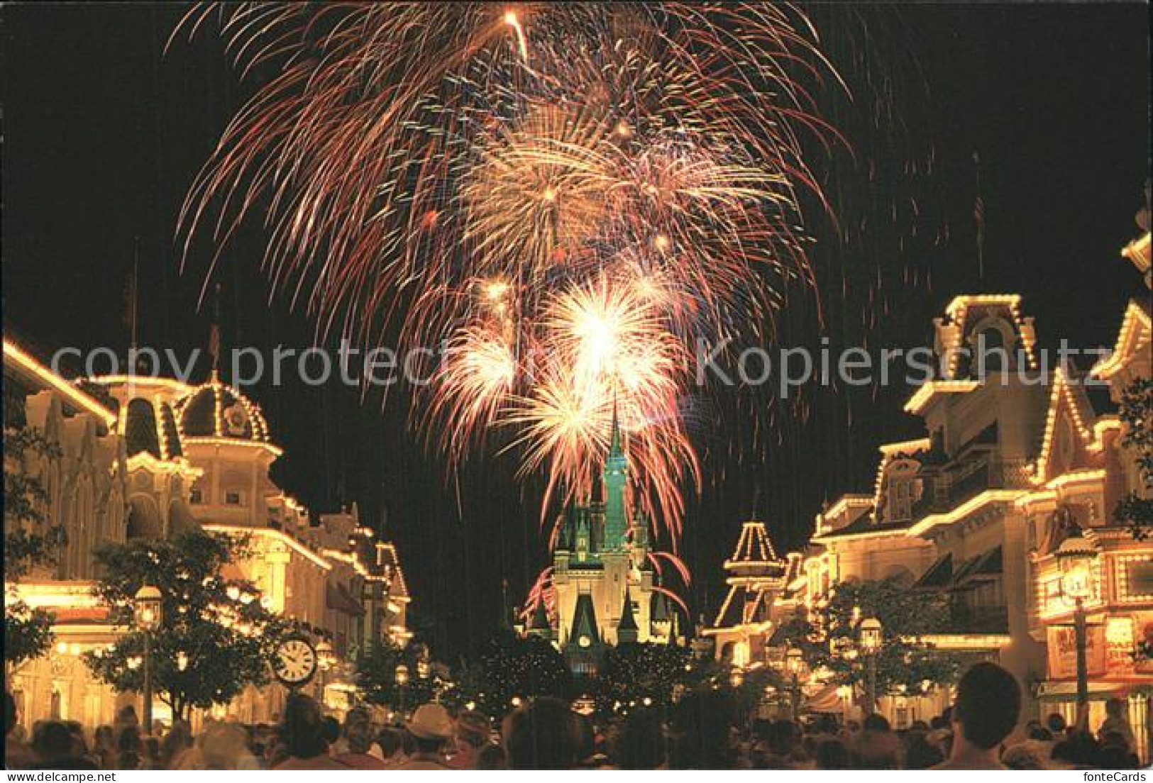 72540123 Walt_Disney_World Cinderella Castle Firework - Otros & Sin Clasificación