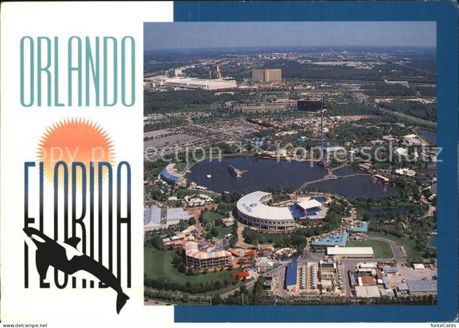 72536522 Orlando_Florida Aerial View Theme Parks Convention Center - Autres & Non Classés