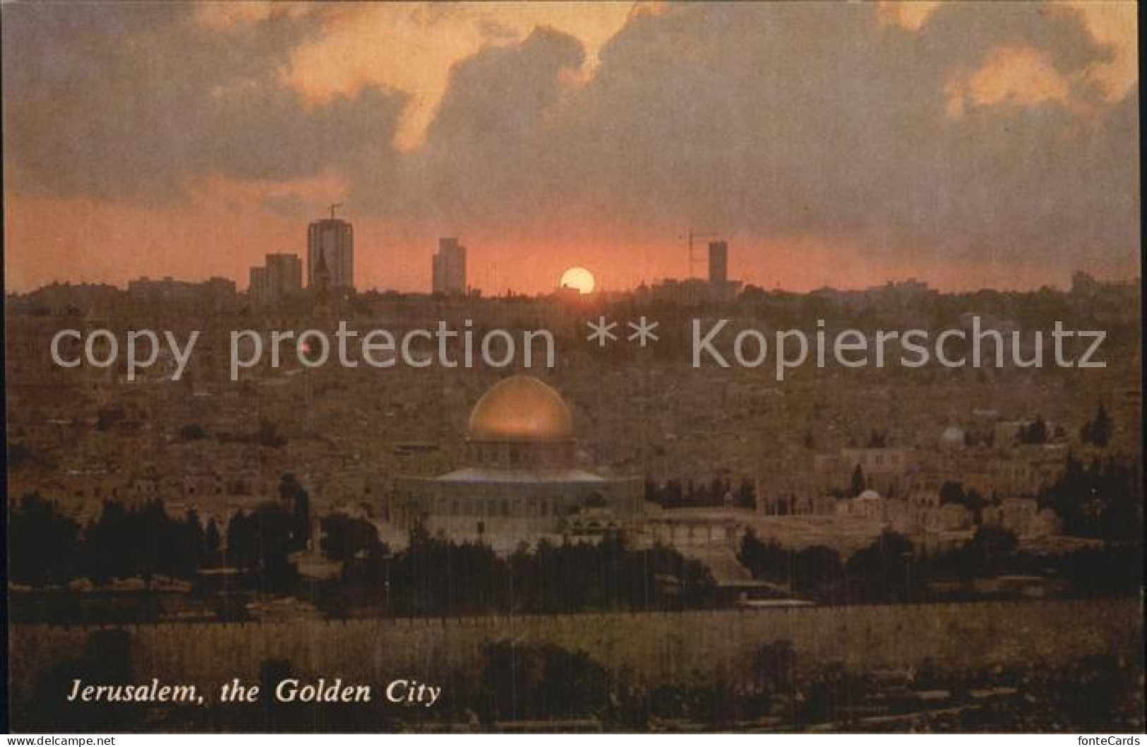 72531523 Jerusalem Yerushalayim The Golden City  - Israel