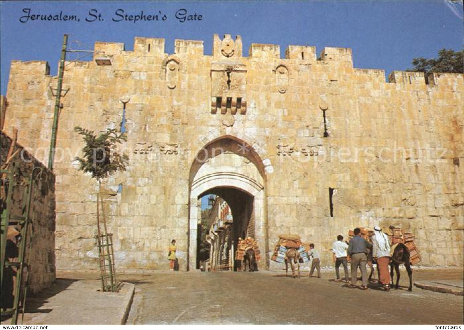 72531516 Jerusalem Yerushalayim St Stephens Gate  - Israel