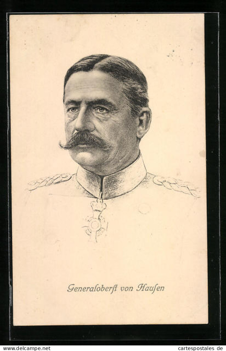 AK Heerführer Generaloberst Von Hausen In Uniform  - Weltkrieg 1914-18