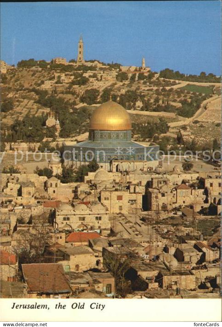 72531510 Jerusalem Yerushalayim Partial View Dom Of The Rock  - Israel