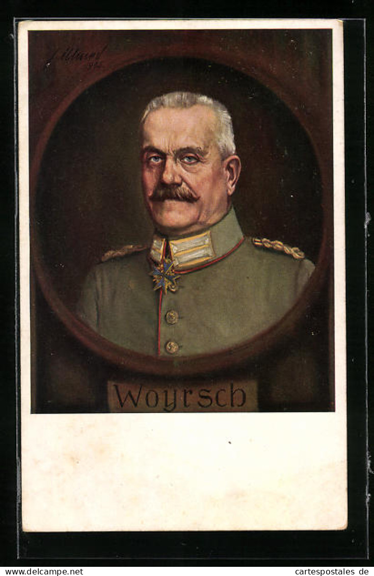 AK Heerführer Von Woyrsch In Uniform Mit Orden  - Guerre 1914-18