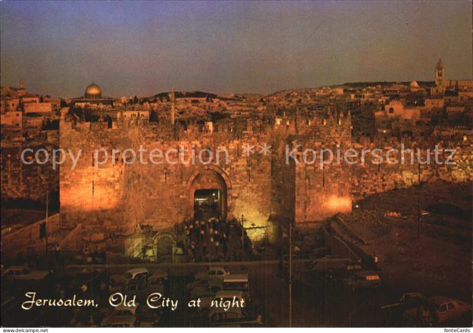 72531494 Jerusalem Yerushalayim Old City At Night  - Israel